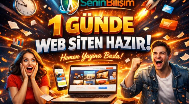 Hazır Web Sitesi ile Hemen Online Olun