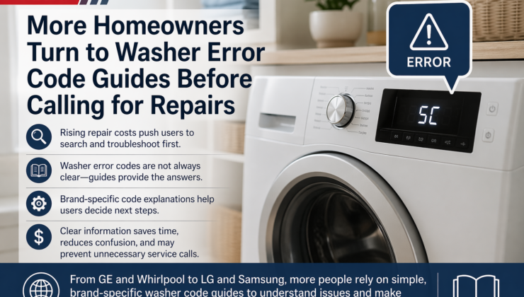 Why More Homeowners Check Washer Error Codes Before Booking a Repair