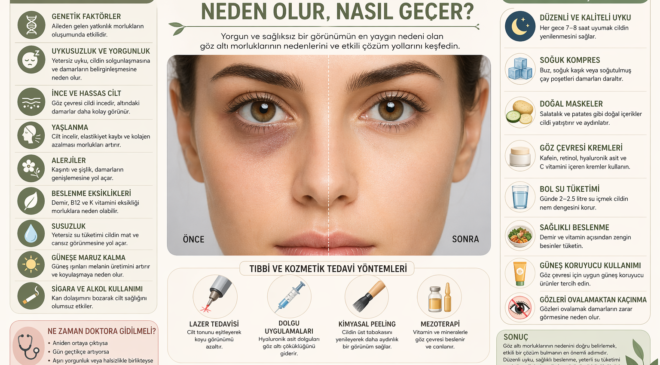 Göz Altı Morlukları Neden Olur, Nasıl Geçer?