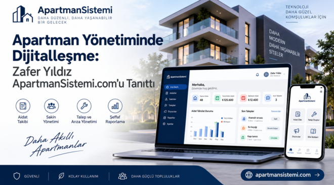 Apartman Yönetiminde Dijitalleşme: Zafer Yıldız ApartmanSistemi.com’u Tanıttı