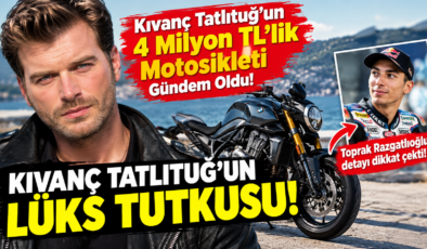 Kıvanç Tatlıtuğ’un 4 Milyon TL’lik Motosikleti Gündem Oldu! Toprak Razgatlıoğlu Detayı Dikkat Çekti